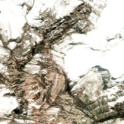 Satellite imagery of Cerro Aconcagua, AR