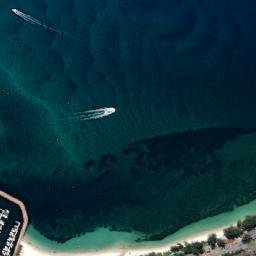 Satellite imagery of Sandy Point, AU