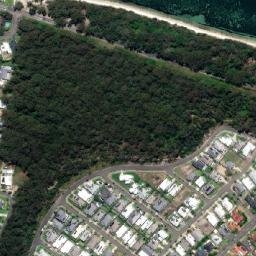 Satellite imagery of Sandy Point, AU