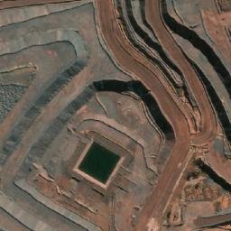 Satellite imagery of Iron Monarch Mine, AU