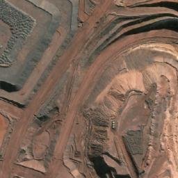 Satellite imagery of Iron Monarch Mine, AU