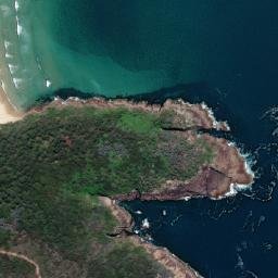 Satellite imagery of Morna Point, AU