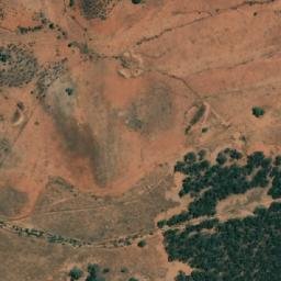 Satellite imagery of Burnt Pussy Mine, AU