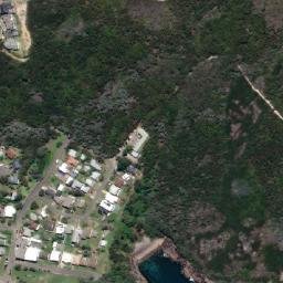 Satellite imagery of cairn, AU