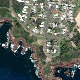 Satellite imagery of cairn, AU