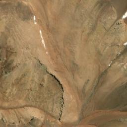 Satellite imagery of Cerro Penitentes, AR
