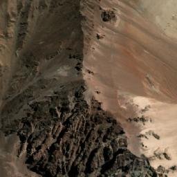 Satellite imagery of Cerro Serrata, AR