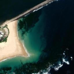 Satellite imagery of Nobbys Head, AU