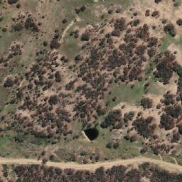 Satellite imagery of Macks Range, AU