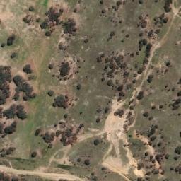 Satellite imagery of Macks Range, AU