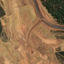 Satellite imagery of Mount Saddleback, AU