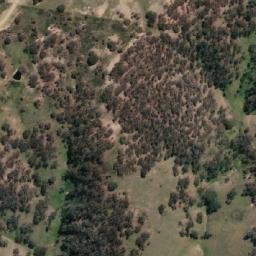 Satellite imagery of Macks Range, AU