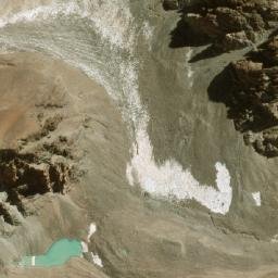Satellite imagery of Cerro Penitentes, AR