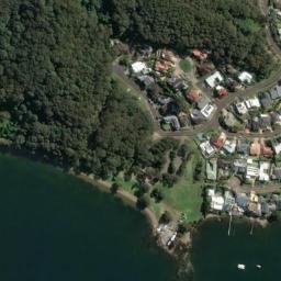 Satellite imagery of Cardiff Point, AU