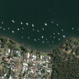 Satellite imagery of Mount Waring, AU