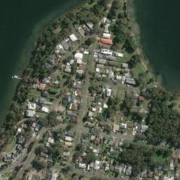Satellite imagery of Shingle Splitters Point, AU