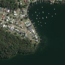 Satellite imagery of Fishery Point, AU