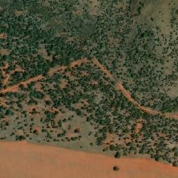 Satellite imagery of Whoey Mountain, AU