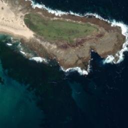 Satellite imagery of Bongon Head, AU