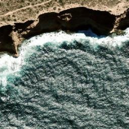 Satellite imagery of Cape Radstock, AU