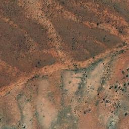 Satellite imagery of Chinamans Hat Hill, AU