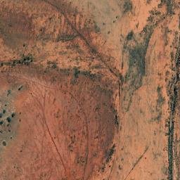 Satellite imagery of Chinamans Hat Hill, AU