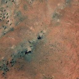 Satellite imagery of Chinamans Hat Hill, AU
