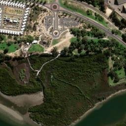 Satellite imagery of Point Busaco, AU