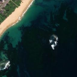 Satellite imagery of Wamberal Point, AU