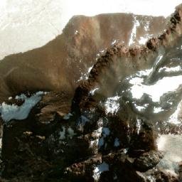 Satellite imagery of Volcán Tupungatito, AR
