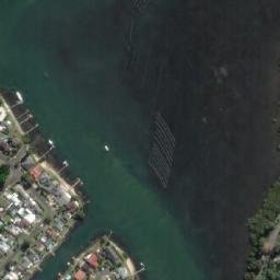Satellite imagery of Blackwall Point, AU
