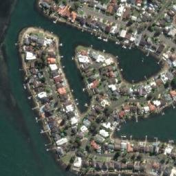 Satellite imagery of Blackwall Point, AU