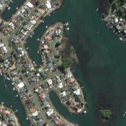 Satellite imagery of Blackwall Point, AU