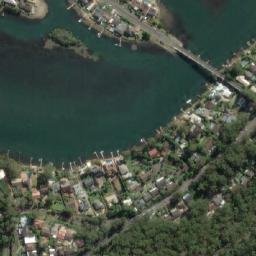 Satellite imagery of Blackwall Point, AU