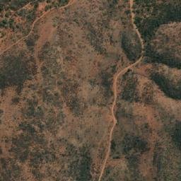 Satellite imagery of Mount Hughie, AU