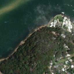 Satellite imagery of Half Tide Rocks, AU