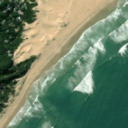 Satellite imagery of Three Sisters, ZA