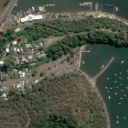 Satellite imagery of Flat Rock Point, AU