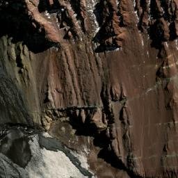 Satellite imagery of Cerro Piuquenes, AR