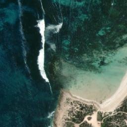 Satellite imagery of Walkers Rock, AU