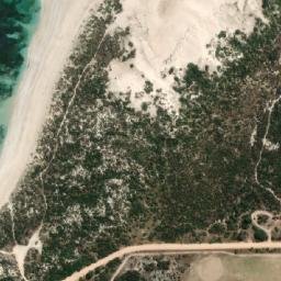 Satellite imagery of Walkers Rock, AU