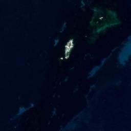 Satellite imagery of Cormorant Rock, AU