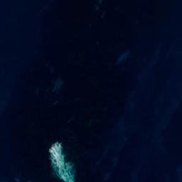 Satellite imagery of Cormorant Rock, AU