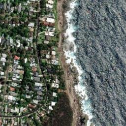 Satellite imagery of Hole-in-the-Wall, AU
