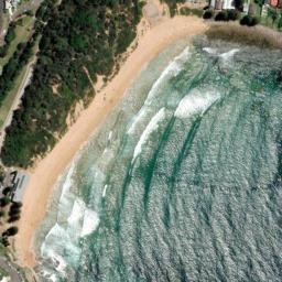 Satellite imagery of Hole-in-the-Wall, AU