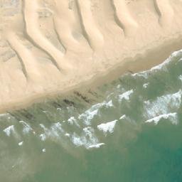 Satellite imagery of Mushroom Rocks, ZA