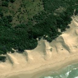 Satellite imagery of Ship Rock, ZA
