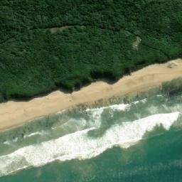 Satellite imagery of Ship Rock, ZA