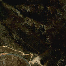 Satellite imagery of cairn, ZA