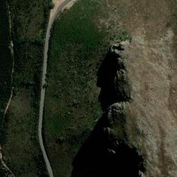 Satellite imagery of cairn, ZA